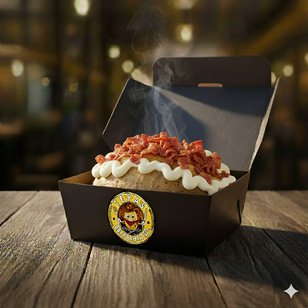 Baconzilla — batata recheada Texas Batataria Co.