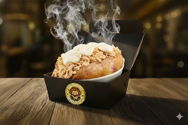 Frango Cream — batata recheada Texas Batataria Co.